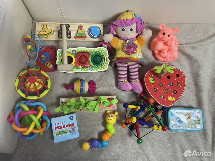 Развивающие игрушки от 6 месяцев до 2 лет