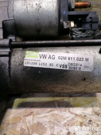Стартер Volkswagen Passat B6 2.0 FSI BVY