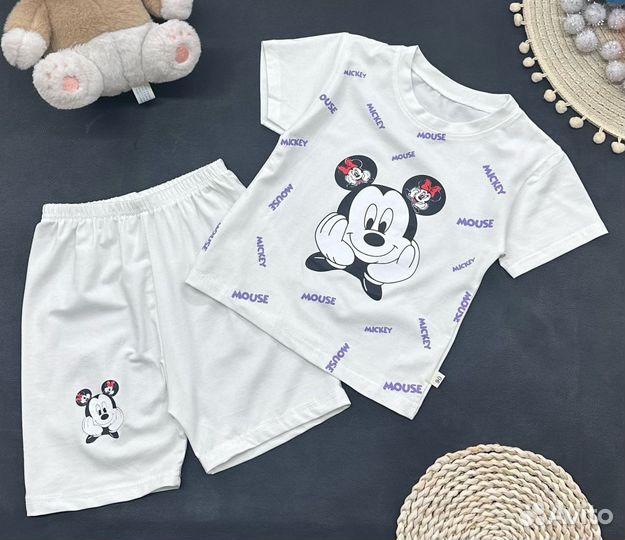 Летний костюм с шортами, 92-116