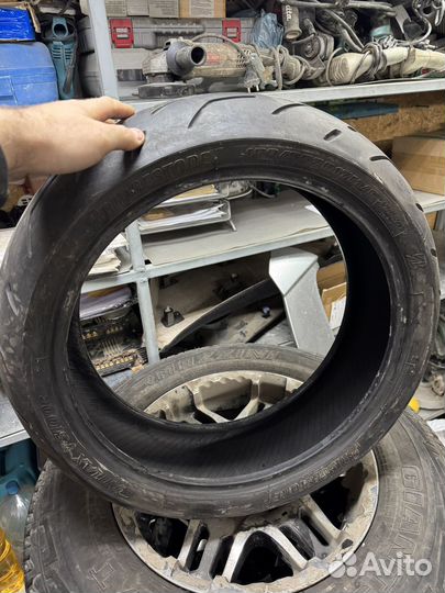 Bridgestone battlax комплект 180/55 и 120/70