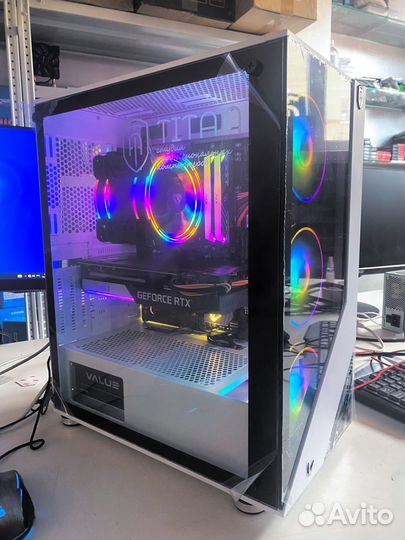 Игровой пк AMD Ryzen 7 7700 + RTX 4070 Super