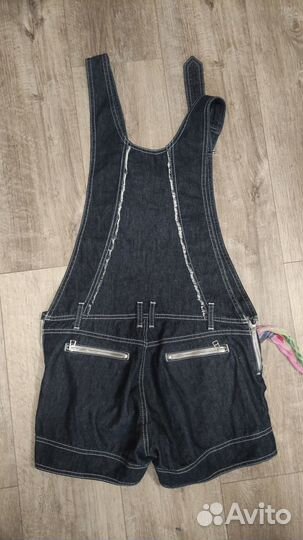 Джинсовый комбинезон шортами deploy 42-44