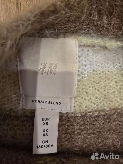 Свитер женскийH&Mпремиум,p xs,овер,mohair