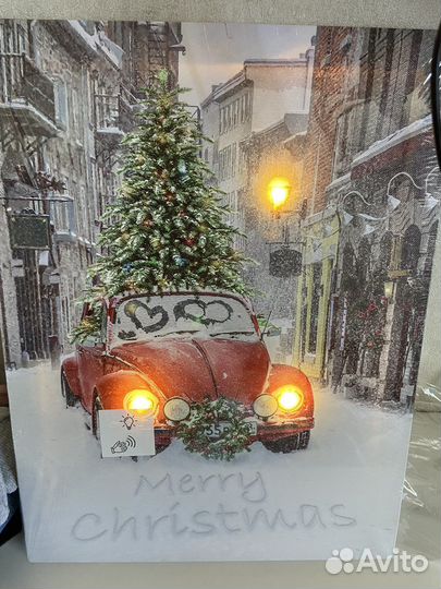 Картина интерактивная новогодняя