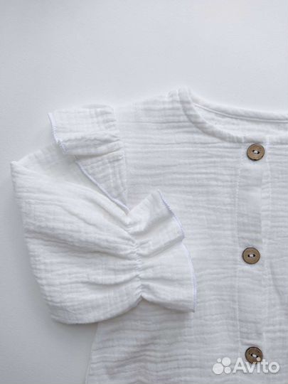 Муслиновый комплект на выписку