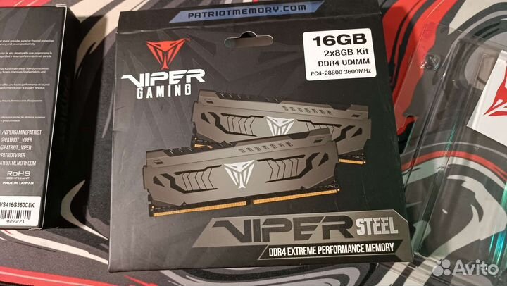 Озу Patriot Memory viper steel 16 гб
