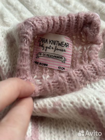 Теплое платье zara 92 размер