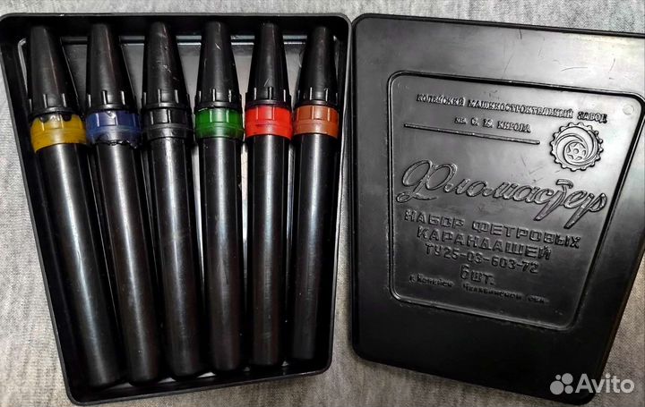 Фертровые карандаши (фломастеры) СССР