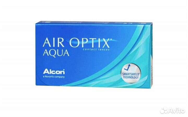 Кон. линзы Air Optix (Alcon) Aqua,6шт,R 8,6,D-2,5