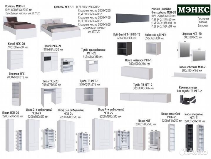 Комод мск-20 Мэнкс micon
