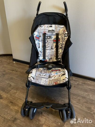 Прогулочная коляска Peg Perego + козырёк LeoKid