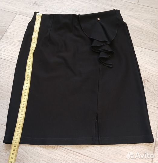 Школьная юбка черная 164