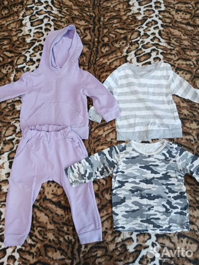 Вещи пакетом для мальчика, размер 74