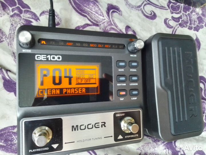 Гитарный процессор мультиэффектов Mooer Ge100