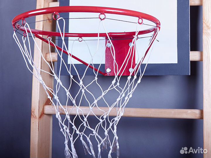 Щит баскетбольный навесной с кольцом и сеткой