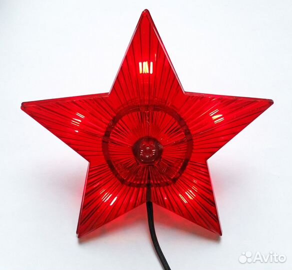 Новогодняя звезда на ёлку советская работающая