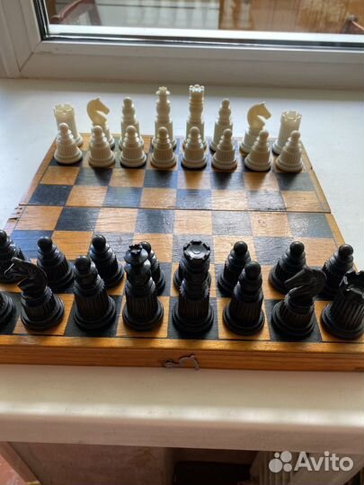 Шахматы СССР №10 карболитовые