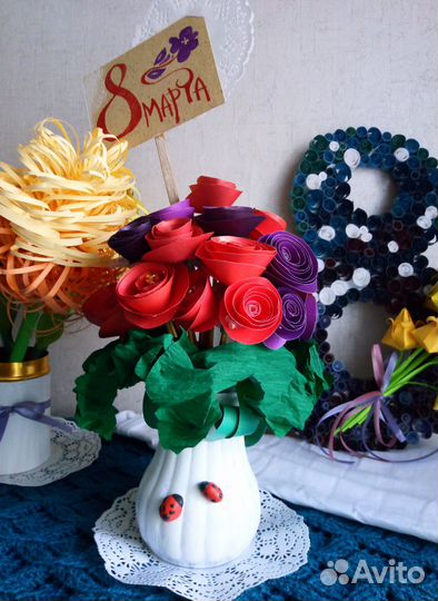 Поделка на 8 марта