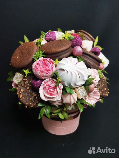 Съедобный букет из нежнейшего зефира