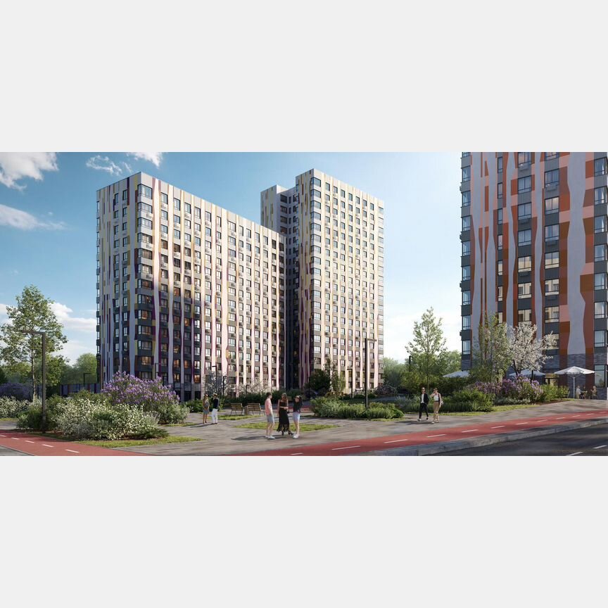 1-к. квартира, 42,8 м², 8/17 эт.