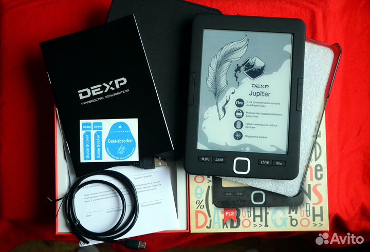 Эл книга Dexp FL2 Jupiter E-Ink Carta