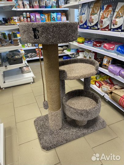 Домик - когтеточка, лежанка для котов(кошек) новый