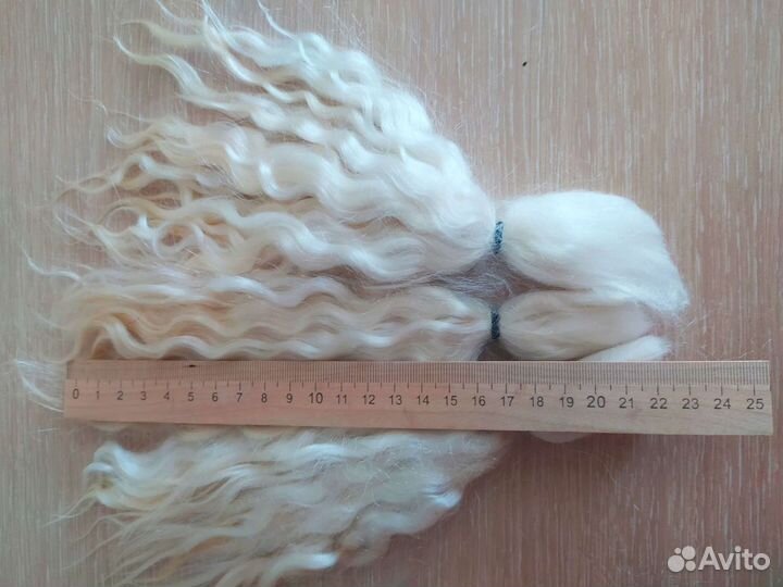 Волосы из козы для кукол