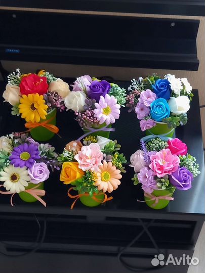 Цветы мыльные воспитателю учителю