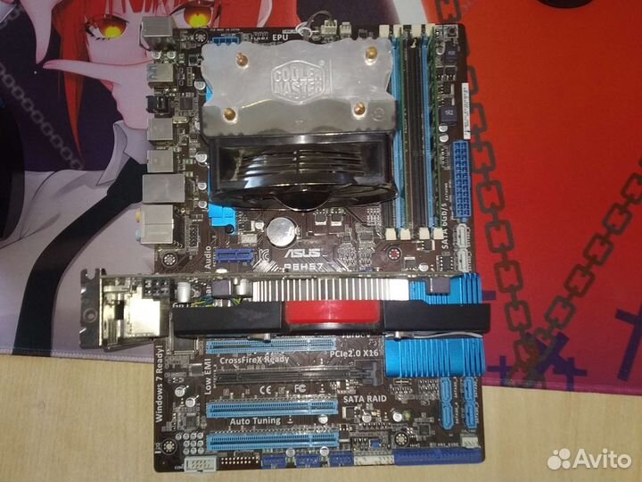 Материнская плата с процессом и видеокартой