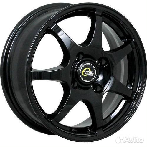 Диски Cross Street CR-15 6x15 4*100 ET36 DIA60.1 Black Литой