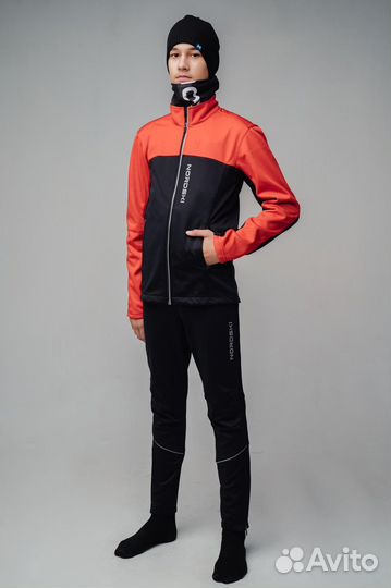 Разминочный костюм Nordski Jr Active black-red
