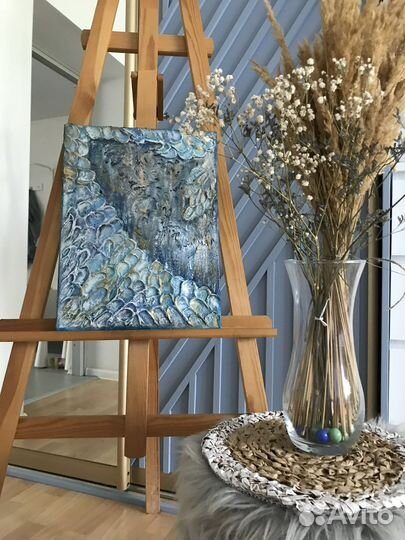 Картина выполненная структурной пастой +акриловым