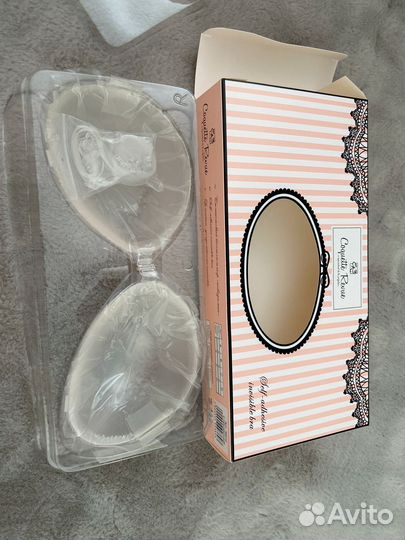 Силиконовый бюстгальтер-невидимка новый