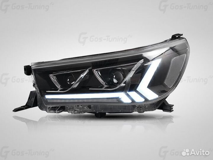 G02-0281 передние фары Тойота Хайлюкс “full LED”