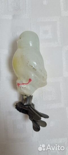 Елочные игрушки СССР. Ципленок,птенец на прищепке