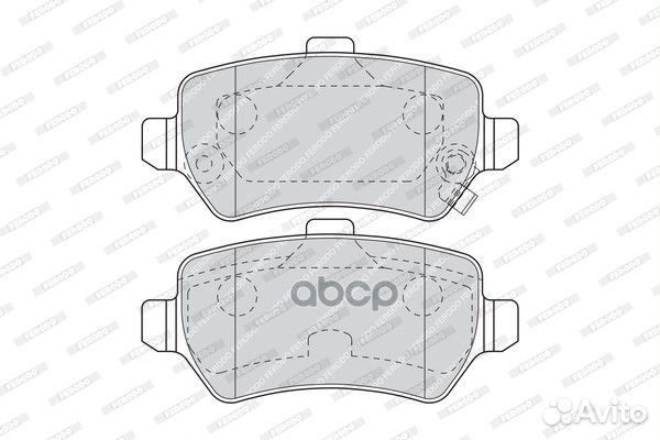 Колодки тормозные дисковые FDB1521W Ferodo