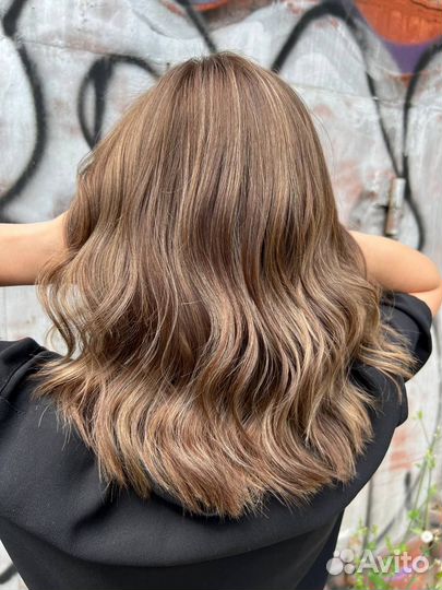 Стрижка и окрашивание волос