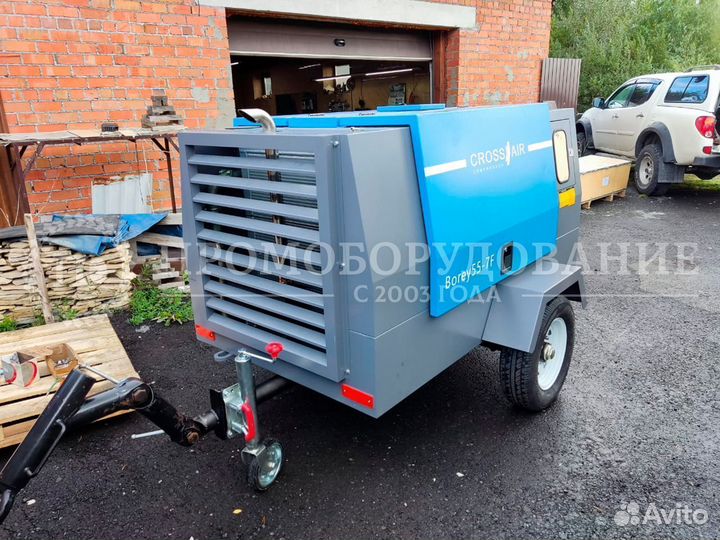 Дизельный передвижной компрессор 7 бар