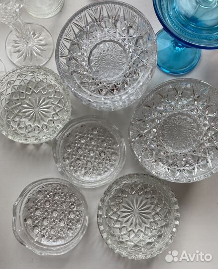 Розетка,конфетница хрусталь СССР