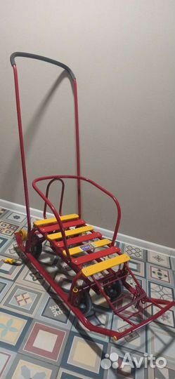 Детские санки с колесами
