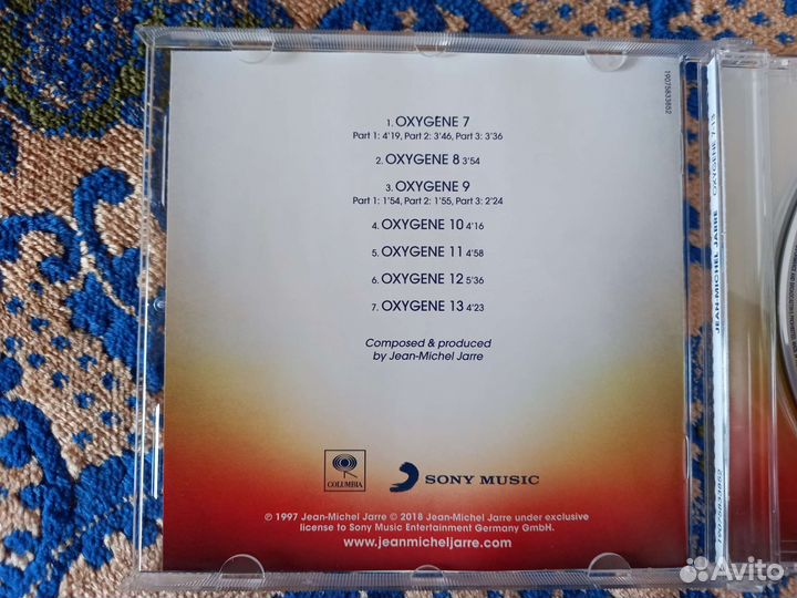 Jean Michel Jarre Oxygene 7-13, CD