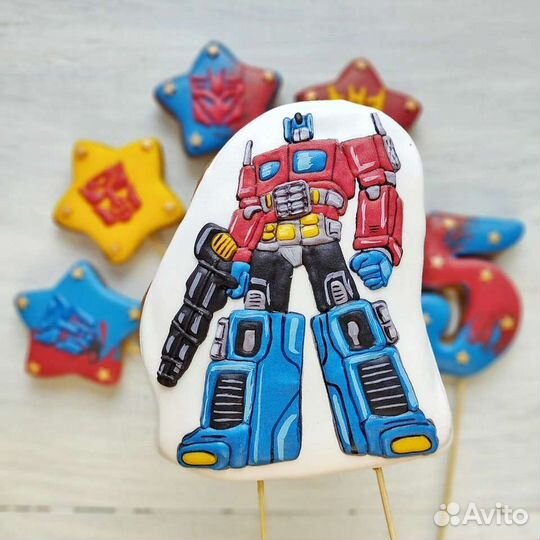 Пряники на заказ для мальчика. Ручная работа