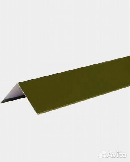 Уголок с кромкой наружный коричневый RAL 8017