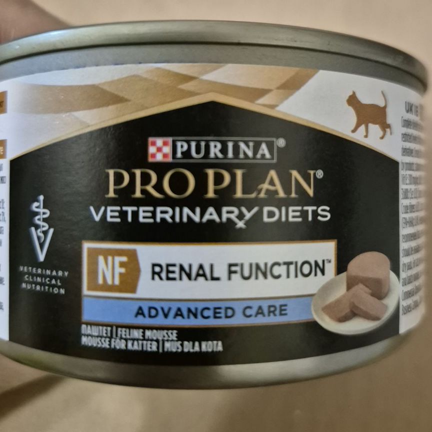 Корм для кошек proplan renal function nf