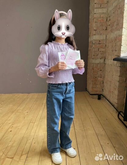 Блуза zara для девочки, рост 134