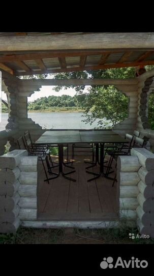 Аренда беседки у реки