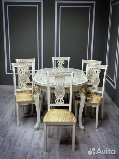 Стол и стулья от производителя. В наличии