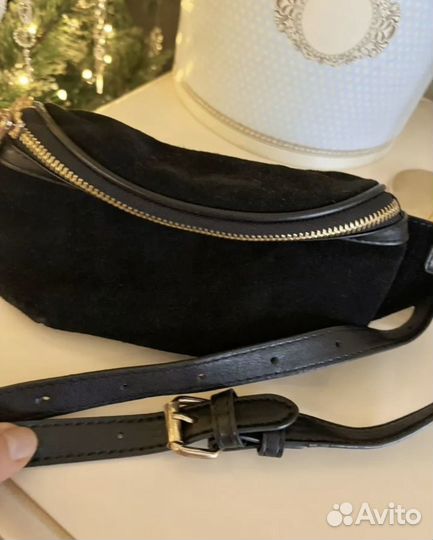 Сумка замшевая