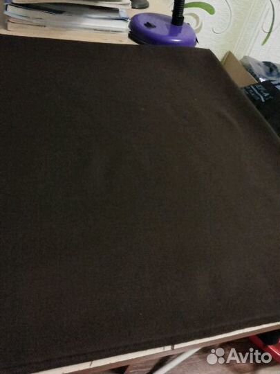 Ткань костюмная п/ш коричневая, новая