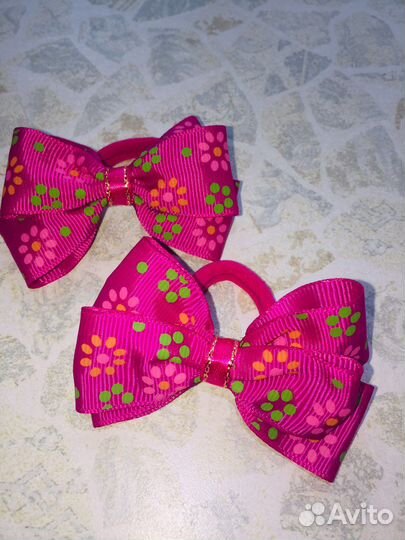 Бантики для волос ручной работы